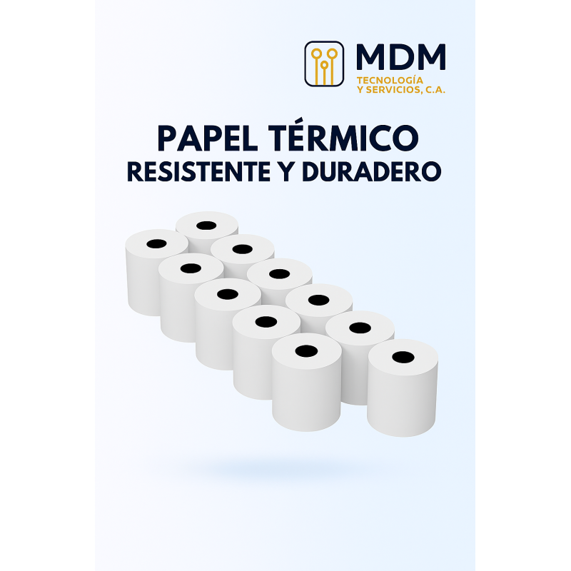 Rollos Termicos 80X60 (Caja de 50 Unidades)