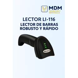 Lector De Codigos De Barras Apt LI-116W