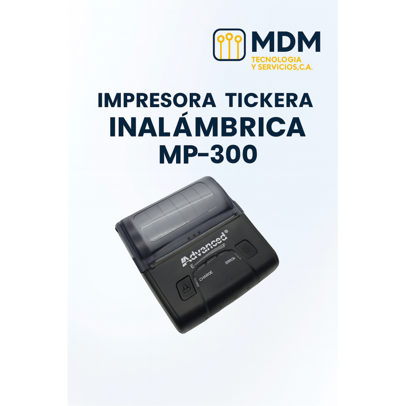 Impresora Tickera o Comanda Mp-300 Inalambrica