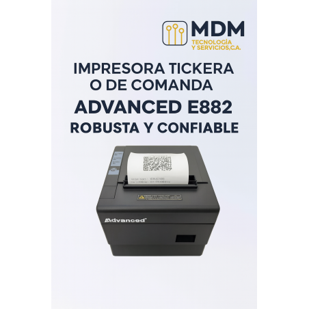 Impresora Tickera o Comanda E882 Advanced