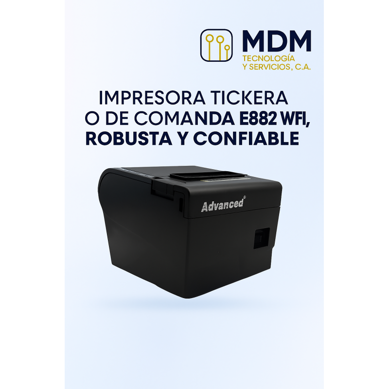 Impresora Tickera o Comanda E800WF Wifi, Ethernet, Advanced
