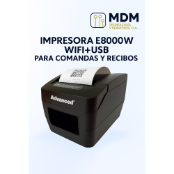 Impresora Tickera E800W Wifi+Usb, Advanced